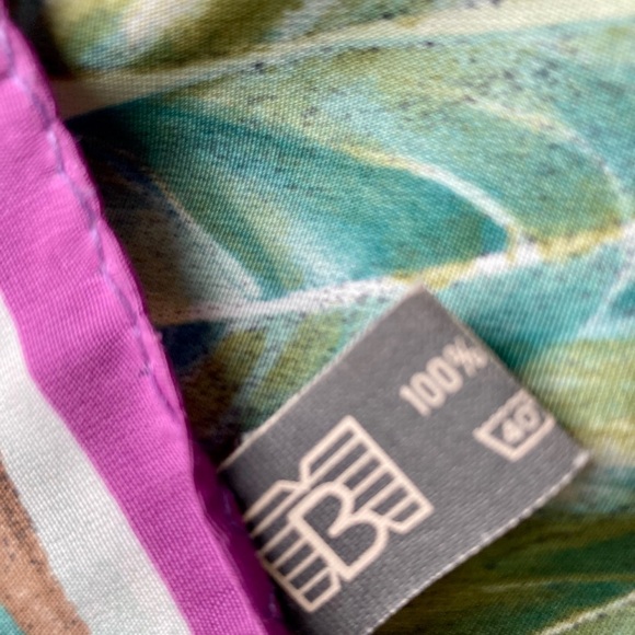 TROPICAL vintage scarf. Italian designer. - Picture 11 of 12